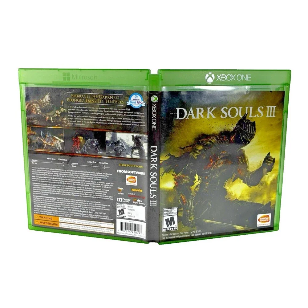 Dark Souls III Microsoft Xbox One Bandai Namco Entertainment 2016 Tested